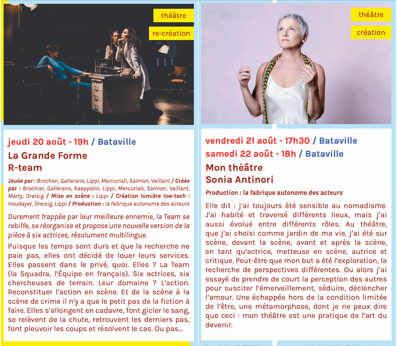 Programme 1